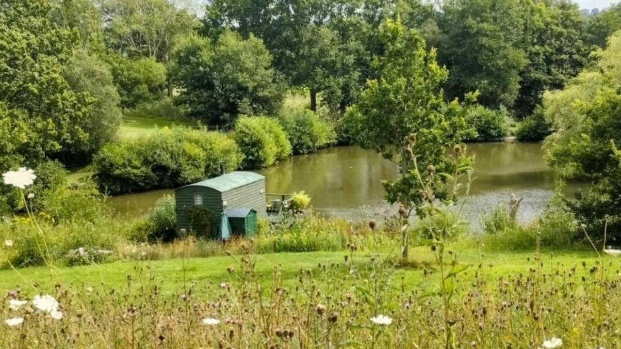 Snug & Secluded Lakeside Shepherds Hut 'Carp' Ъкфийлд Екстериор снимка